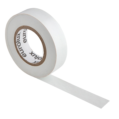 PVC Insulation Tape 20m White (0.13mm x 18mm) Bag