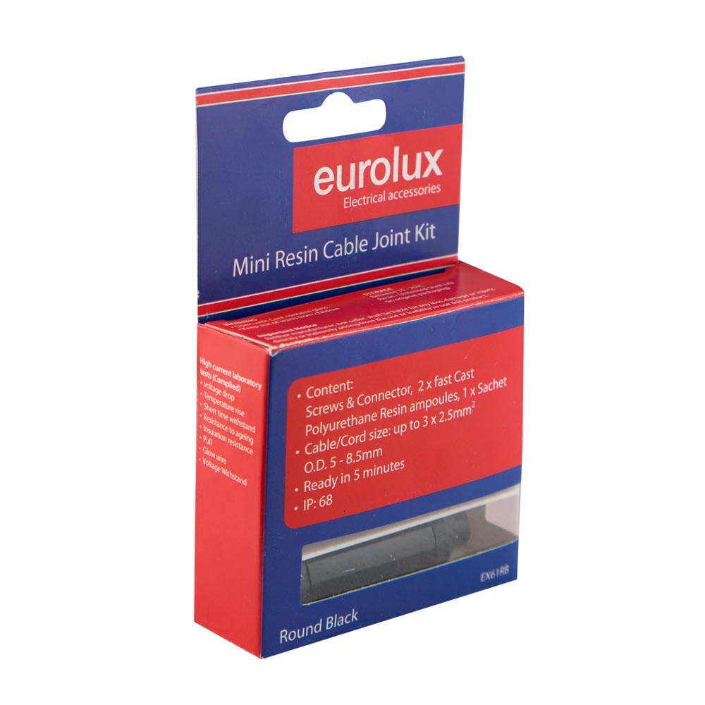 Cable Joint Kit to 3x2.5mm Rnd Black