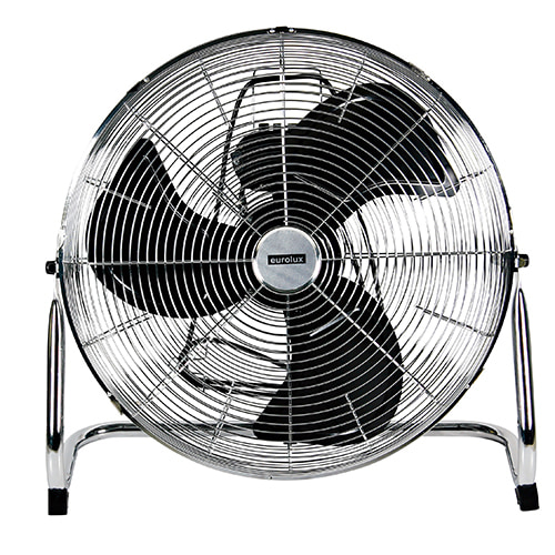 Industrial Floor Fan 3 Blades Chrome Motor Power 120W