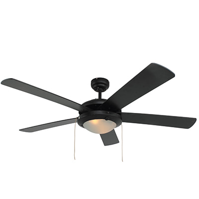 Comet Ceiling Fan 5 Blades Black Motor Power 60W