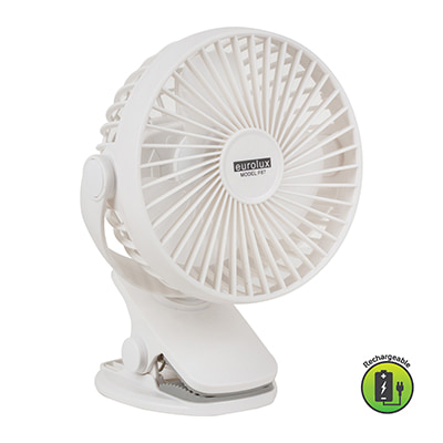 Rechargeable Portable USB Mini Clip-on Fan Motor Power 10W