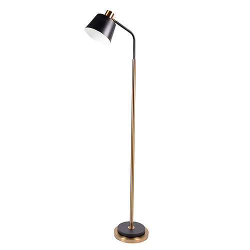 Twilight Floor Light Black & Brass