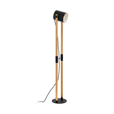 Hornwood Floor Light Black & Wood