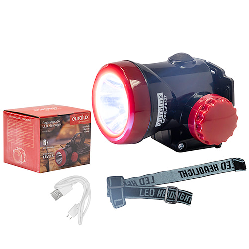 Rechargeable Headlamp with Charger LED 3w
