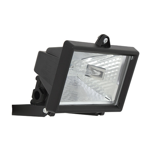 Halogen 150W Floodlight Black