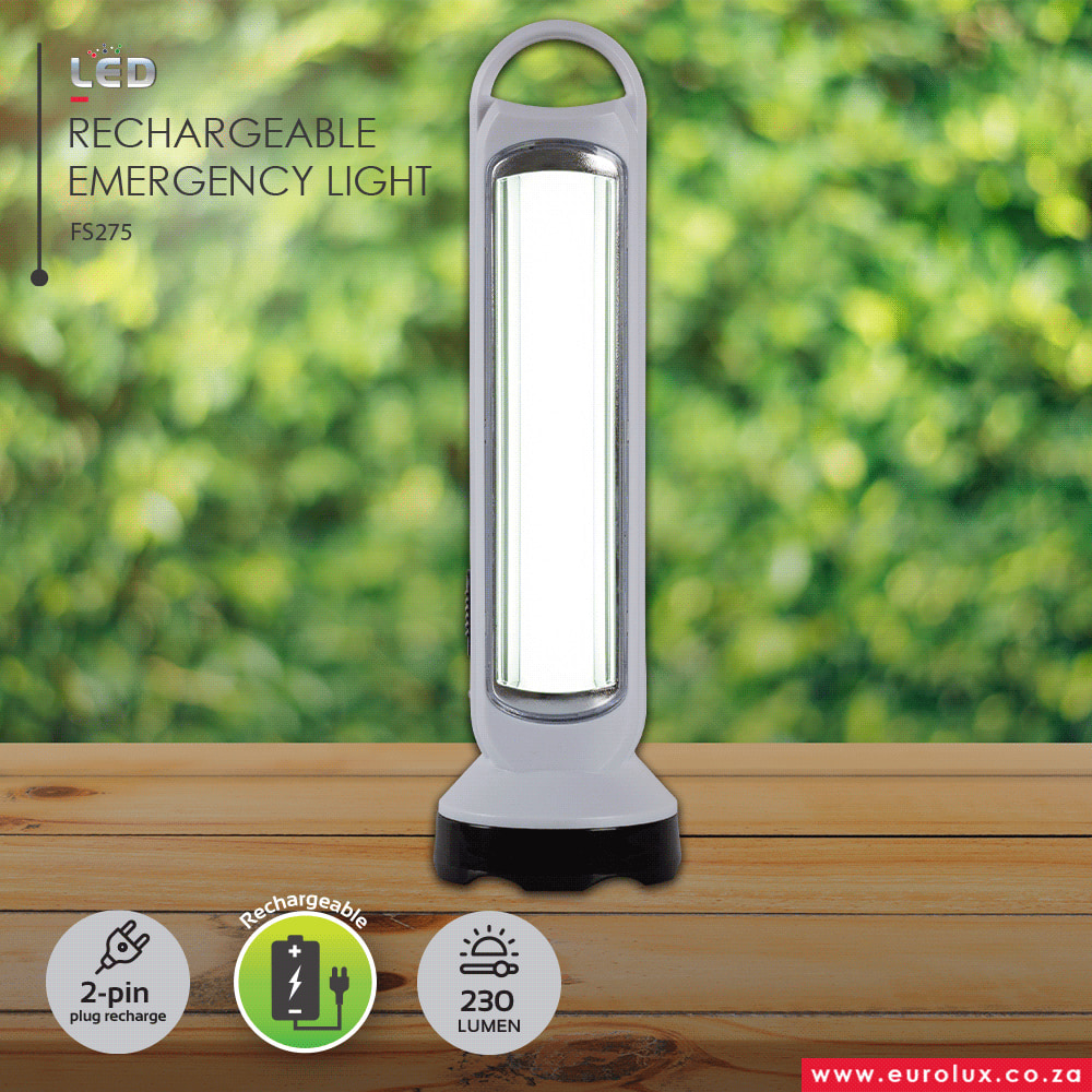 Rechargeable Emergency Torch White LED 3W & 9W, view 2