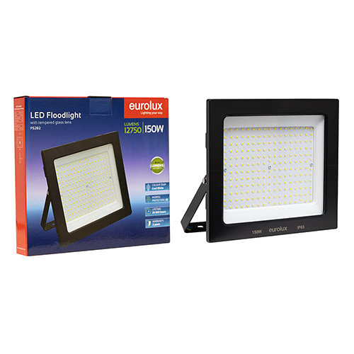 LED 150W Floodlight Black 4000K Box