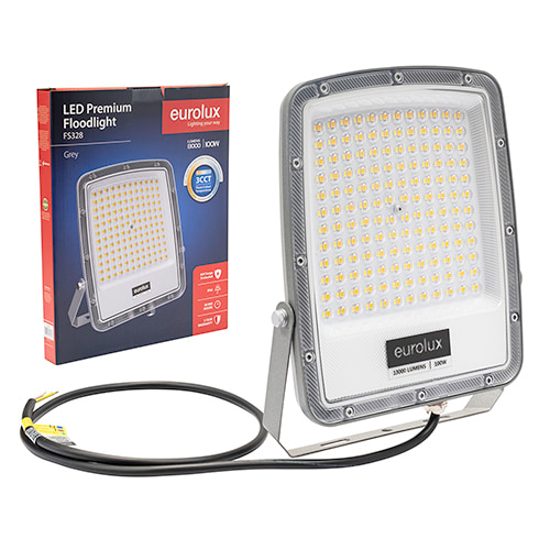 LED 100W Premium Floodlight Grey 3CCT
