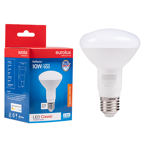 Reflector R80 Classic 10W LED E27 3000K N
