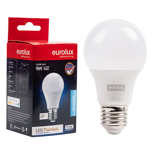 A60 Premium 9W LED E27 6500K 105 lm/W