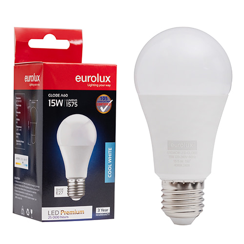 A60 Premium 15W LED E27 4000K 105 lm/W