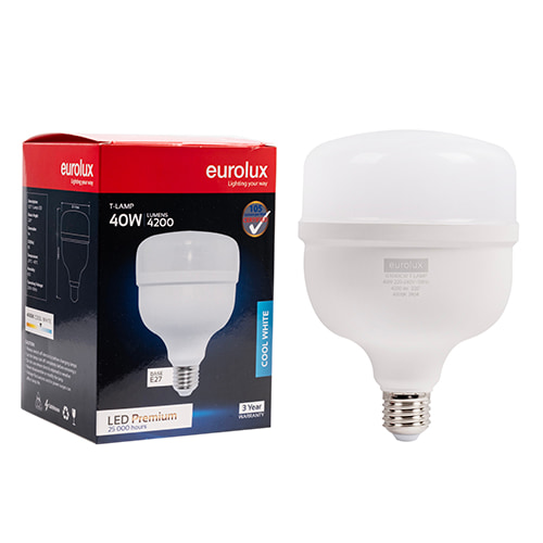 T-Lamp Premium 40W LED E27 4200K 105 lm/W