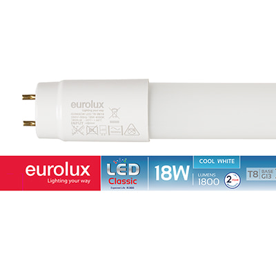 4FT T8 Tube 18W LED G13 4000K Retrofit 1212mm with Fuse