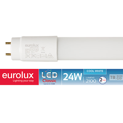 5FT T8 Tube 24W LED G13 4000K Retrofit 1512mm with Fuse
