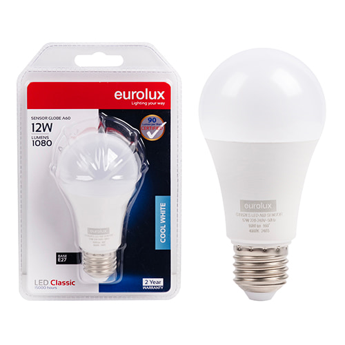A60 Classic Day/Night Sensor 12W LED E27 4000K 105 lm/W