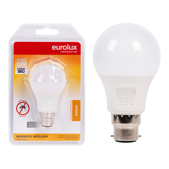 Mosquito Repellent Globe 6W LED B22