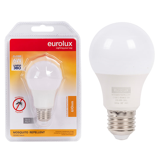 Mosquito Repellent Globe 6W LED E27