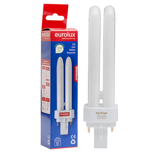 CFL PL 2Pin G24d-1 13W Cool White
