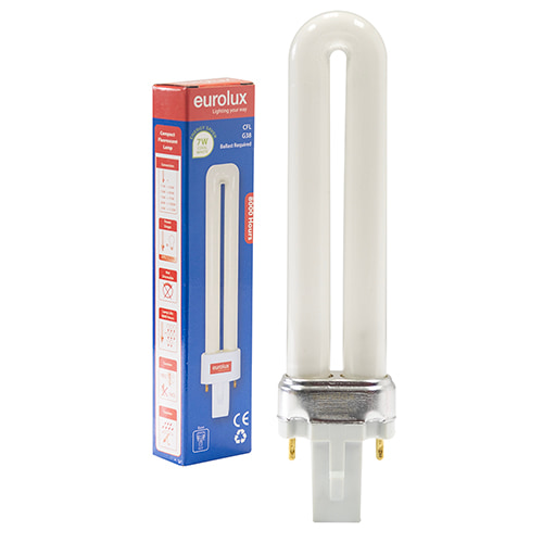 CFL PL 2Pin G23 7W Cool White