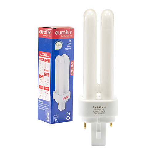 CFL PL 2Pin G24d-1 10W Cool White