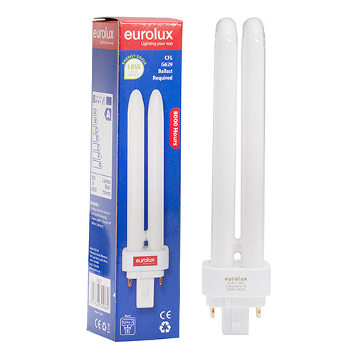 CFL PL 4Pin G24q-2 18W Cool White