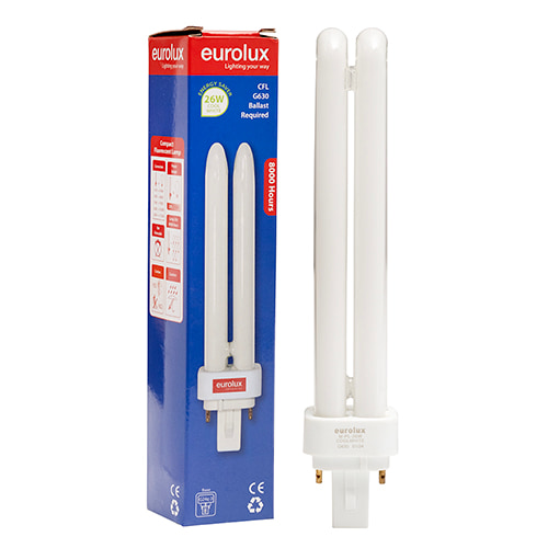 CFL PL 4Pin G24q-3 26W Cool White