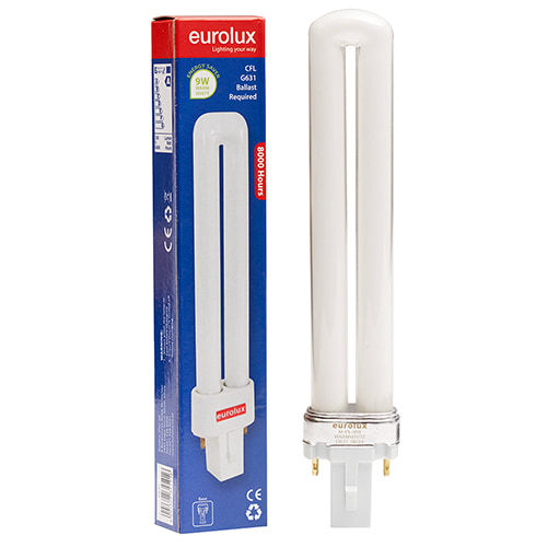 CFL PL 2Pin G23 9W Warm White