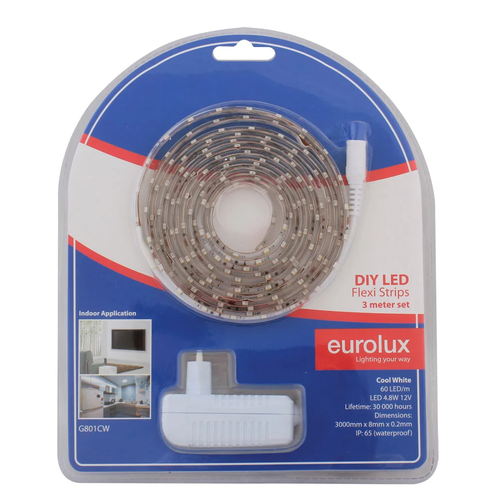 LED Strip DIY Kit 3m 4.8W/m CW IP65
