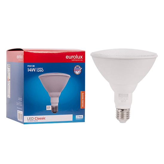 PAR38 Classic 14W LED E27 3000K 105 lm/W