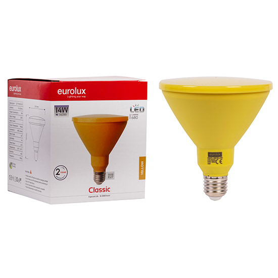 PAR38 Classic 14W LED E27 Yellow