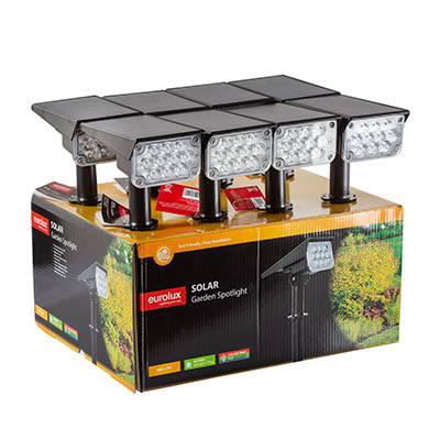 Solar Garden Spotlight 3w RGB 1Pc