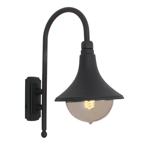 Cornet Lantern Down Facing Black