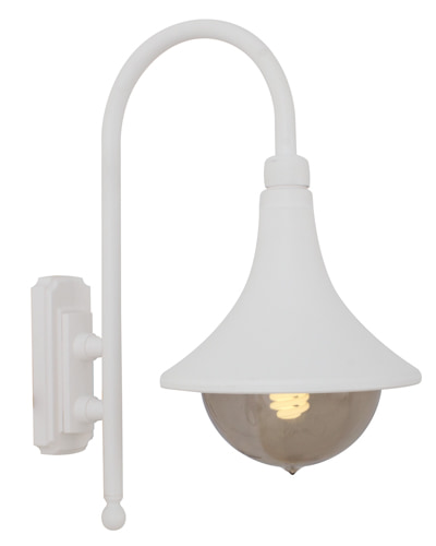 Cornet Lantern Down Facing White