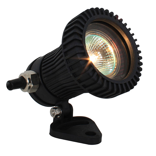 Pond Light 85mm Black 12V