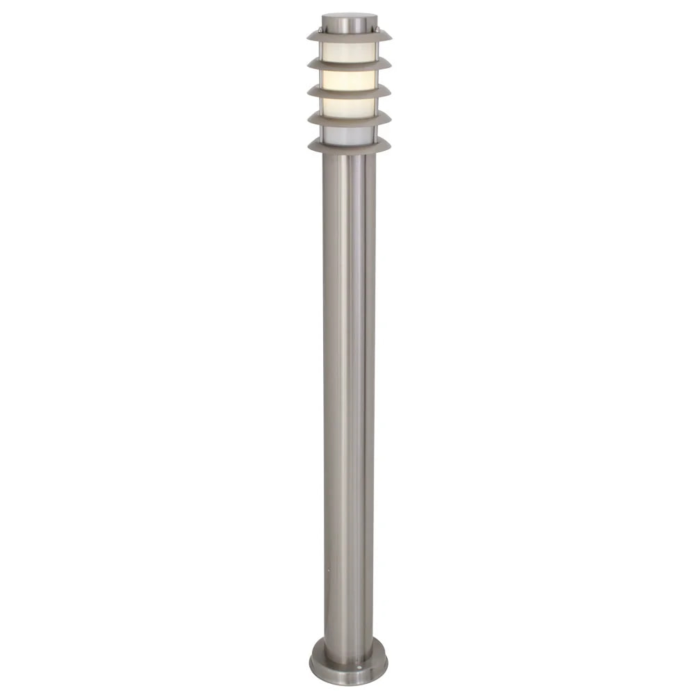 Stainless Steel Grid Pole Satin Chrome