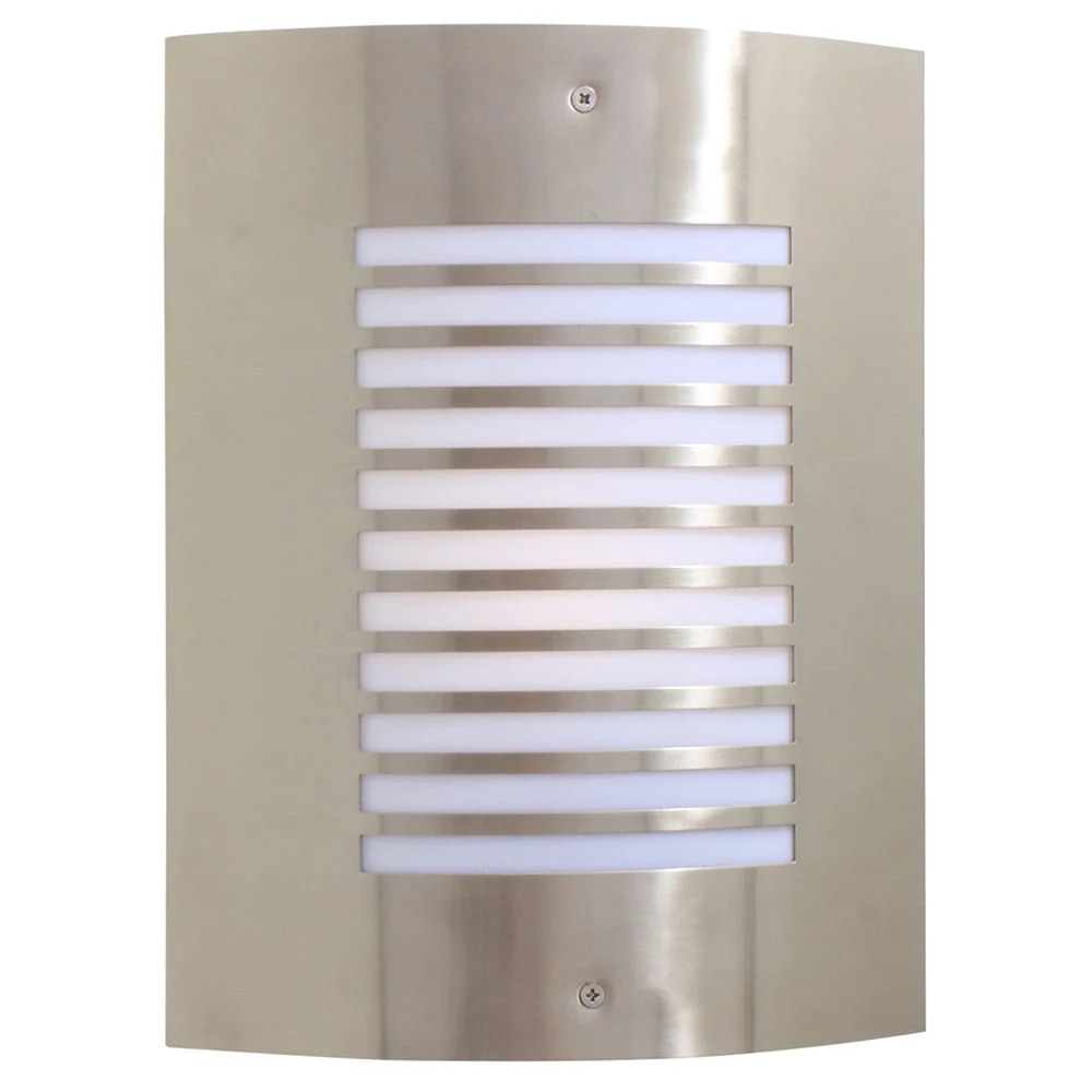 Stripe Design Wall Light Satin Chrome