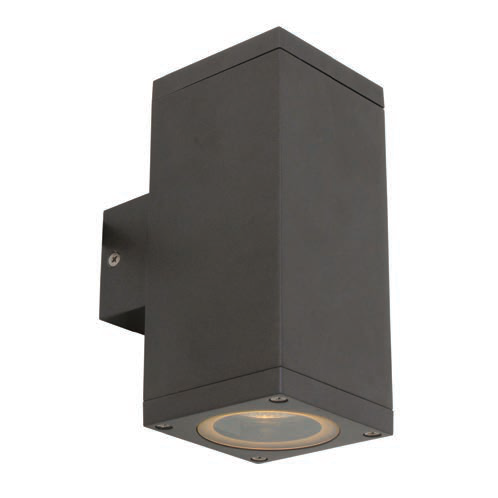 Kube Up & Down Wall Light Graphite