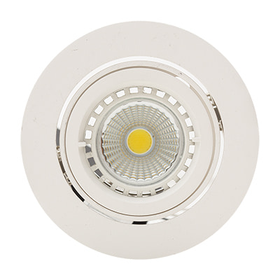 Jupiter Outdoor Downlight 94mm Dia Black — shown in white