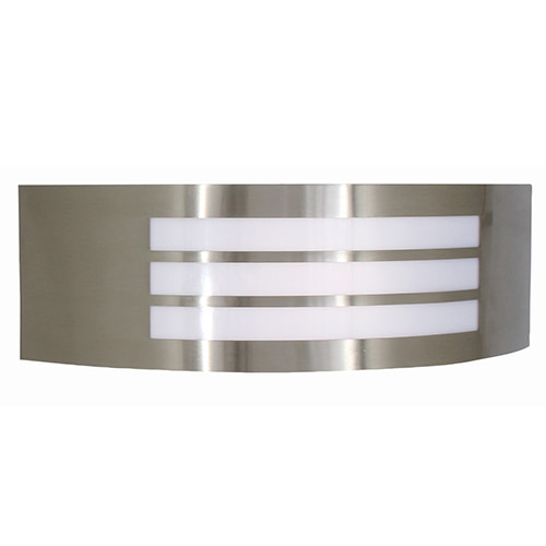 Stainless Steel Grid Wall Light Satin Chrome