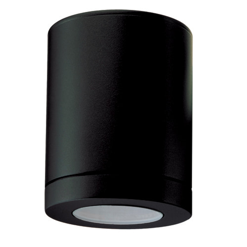Metro Round Outdoor Downlight 90mm Dia Black
