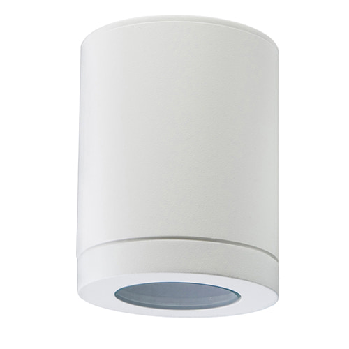 Metro Round Outdoor Downlight 90mm Dia White