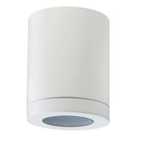 Metro Round Outdoor Downlight 90mm Dia White, view 2