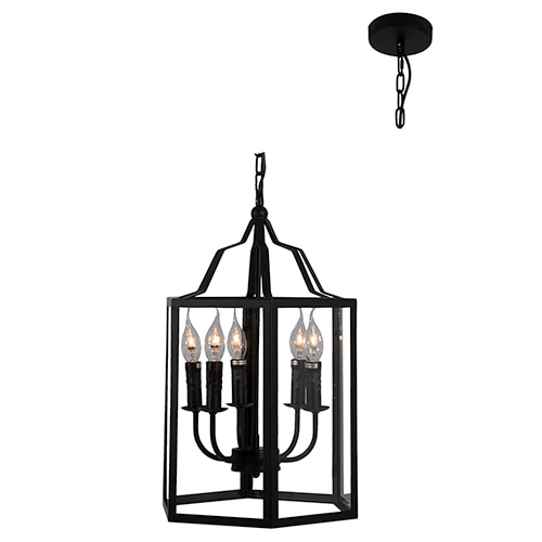 Iron Age Outdoor Pendant 350mm Black