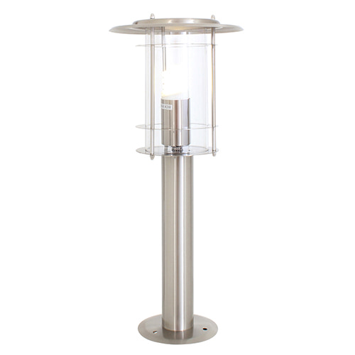 Stainless Steel Pedestal Satin Chrome