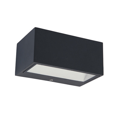 Gemini Up & Down Wall Light Grey LED 3000K