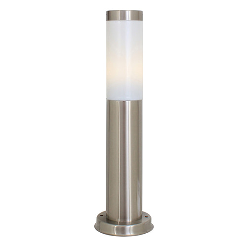 Stainless Steel Plain Pedestal Satin Chrome