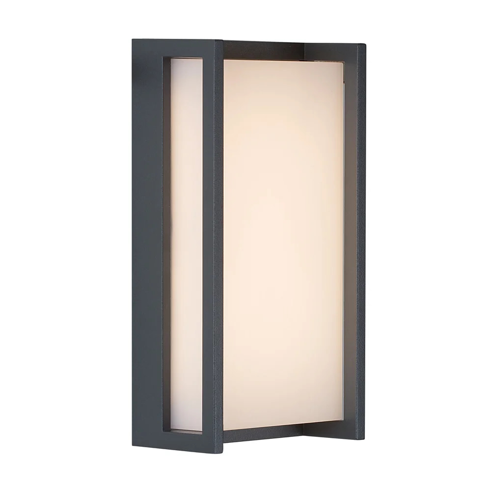 Qubo Outdoor Wall Light Grey LED 15W 3000K