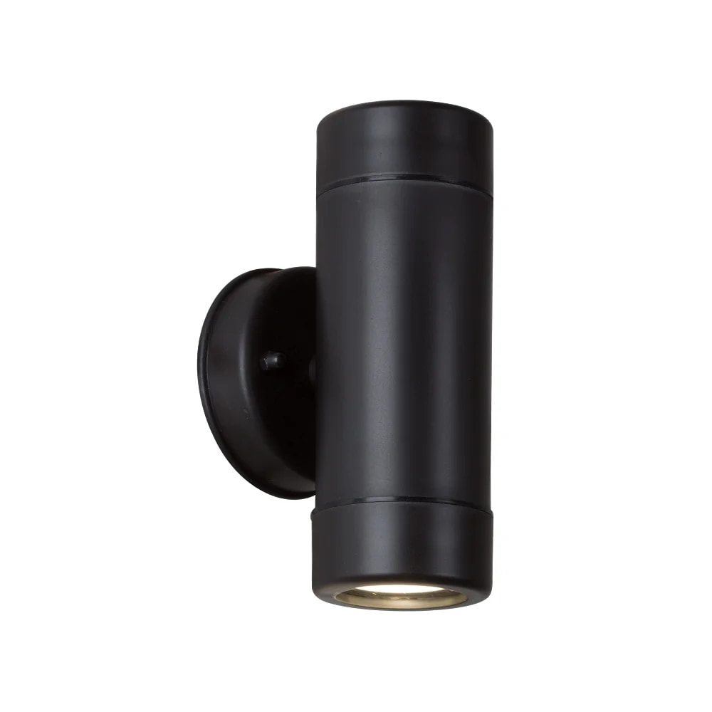 Outdoor Up & Down Wall Light Black