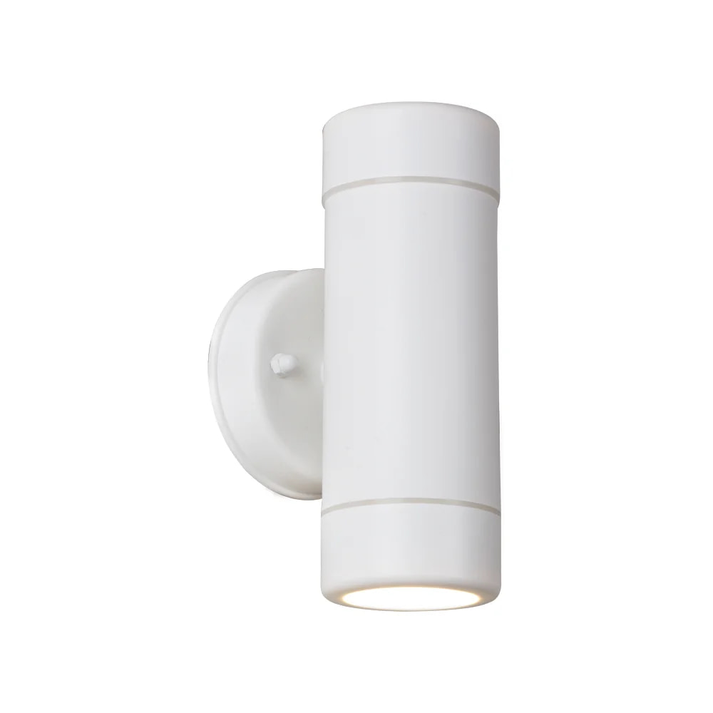 Outdoor Up & Down Wall Light White LED