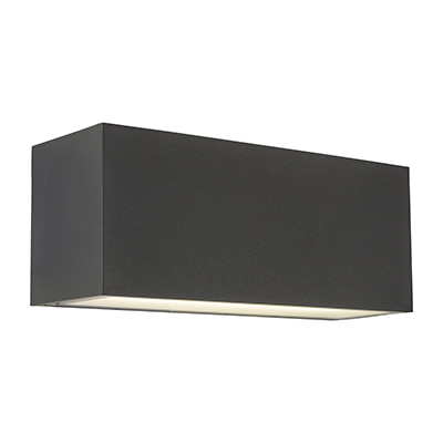 Gemini Up & Down Wall Light Grey LED